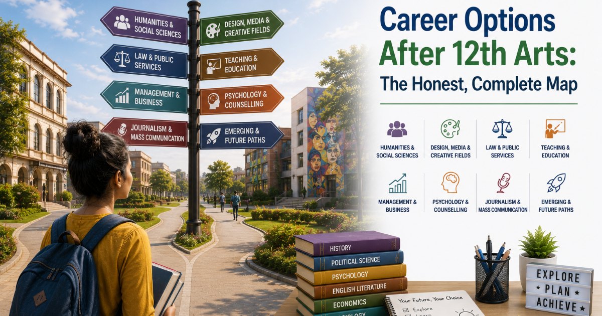 Career Options After 12th Arts: The Honest, Complete Map