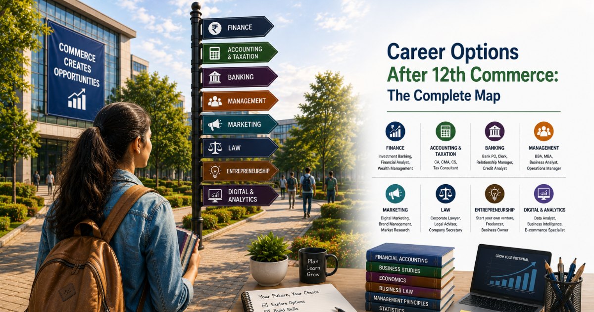 Career Options After 12th Commerce: The Complete Map