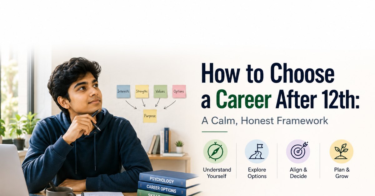 How to Choose a Career After 12th: A Calm, Honest Framework