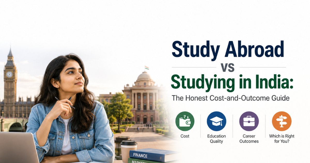 Study Abroad vs Studying in India: The Honest Cost-and-Outcome Guide